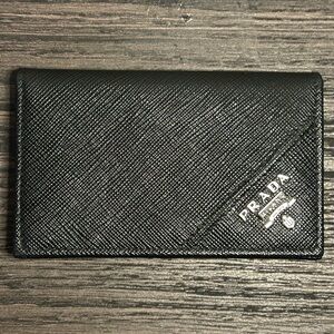 Black Prada card holder